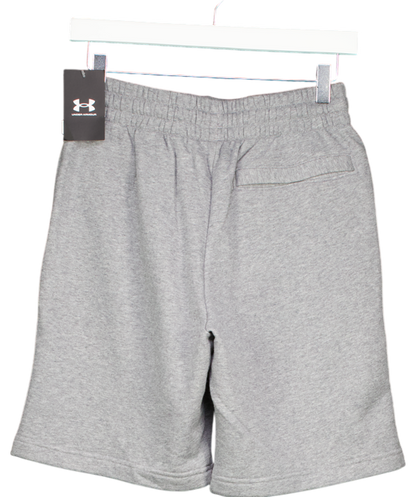 Under Armour Grey Rival Fleece Shorts UK S