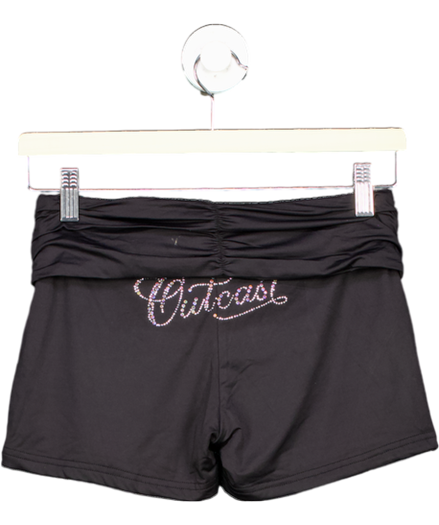 Outcast Christina Booty Shorts Black UK XS