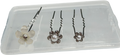 White Hair Slides One Size