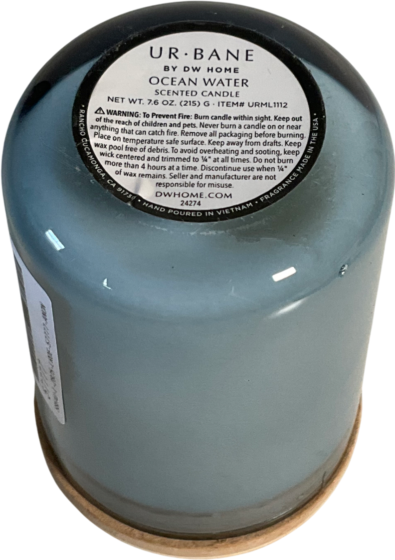 ur.bane Blue Ocean Water Candle One Size
