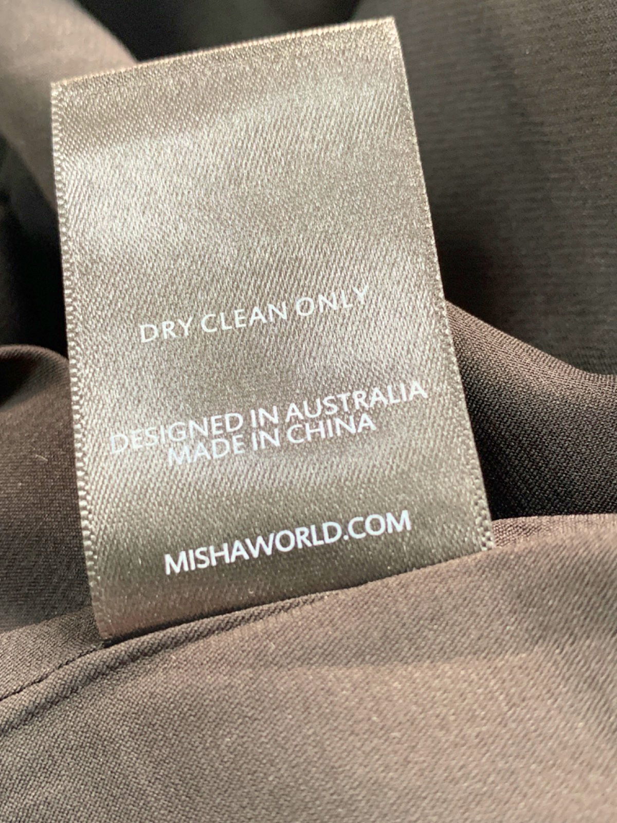 Misha Black Alyson Dress UK XS