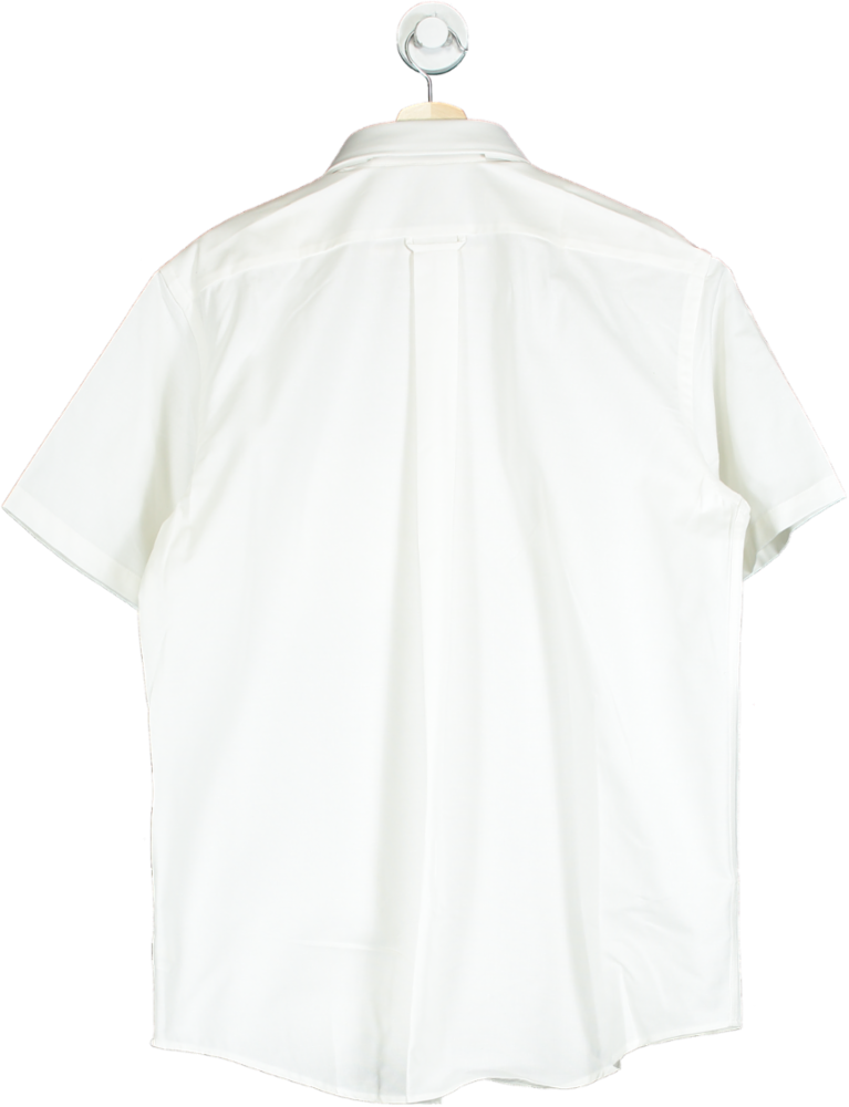 Lacoste White Short Sleeve Cotton Shirt UK XL