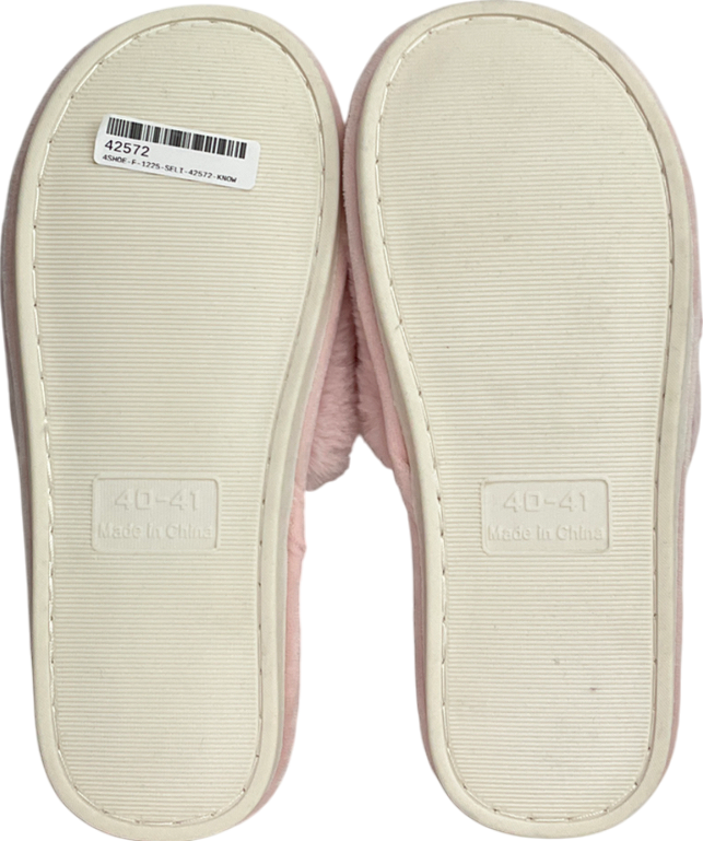kayali Pink Fluffy Sliders UK 7 EU 40 👠