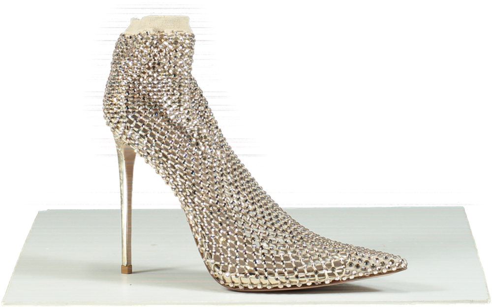 La Silla Nude Gilda Crystal Ankle Boot UK 6 EU 39 👠