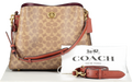 Coach Brown Willow Bucket Bag In Signature Canvas