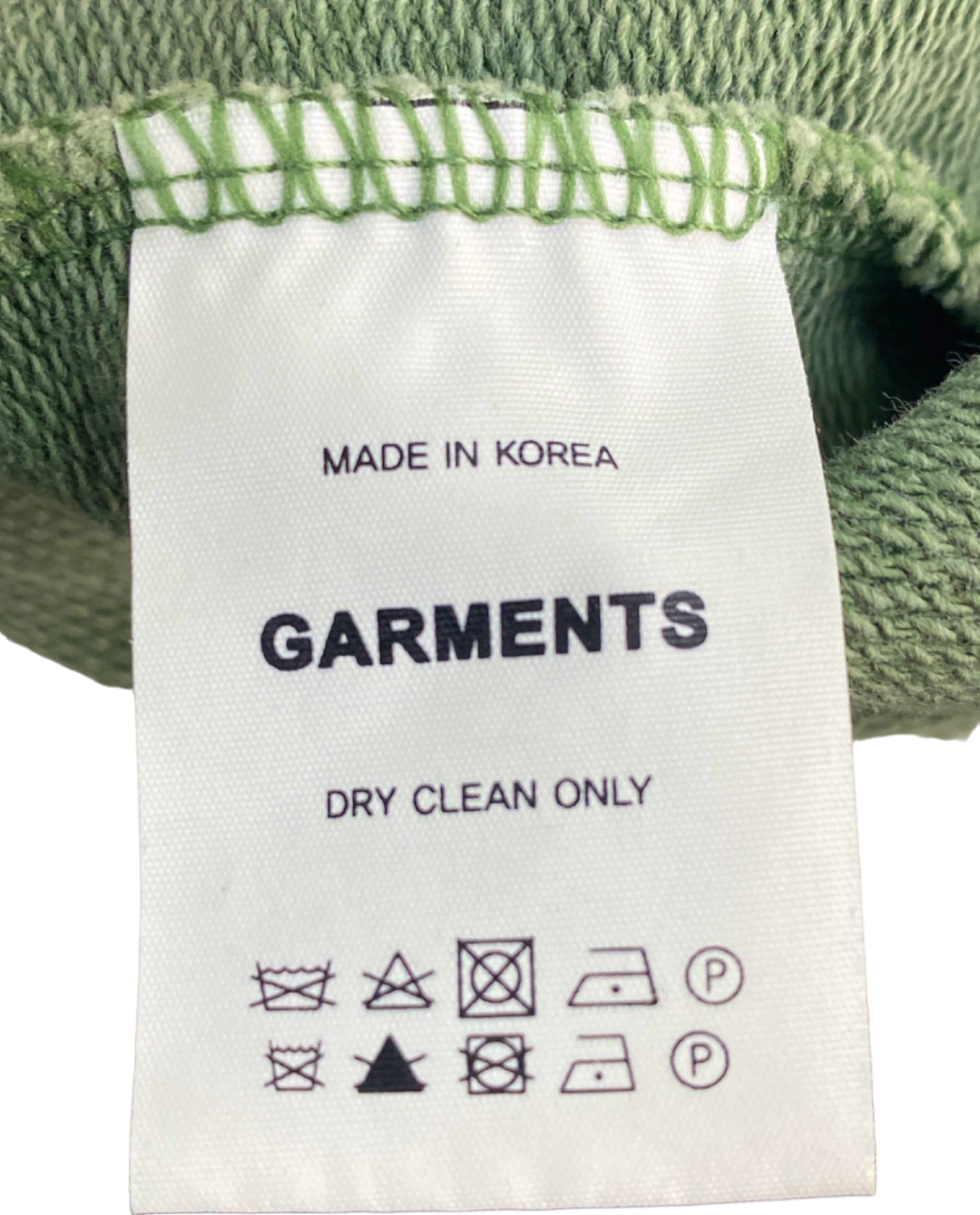 Garments Green Archive Long Sleeve Polo UK M
