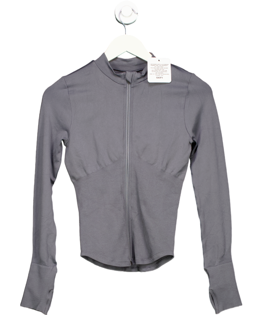 SEFI Grey Timeless Zip Jacket UK XS