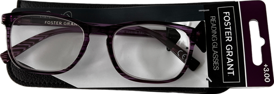 foster grant Constance Lenses Reading Glasses  Purple +3