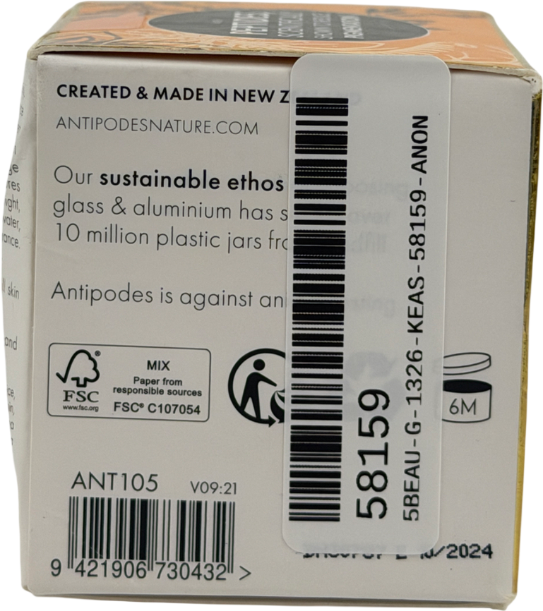 Antipodes Diem Vitamin C Pigment-correcting Water Cream 60ml