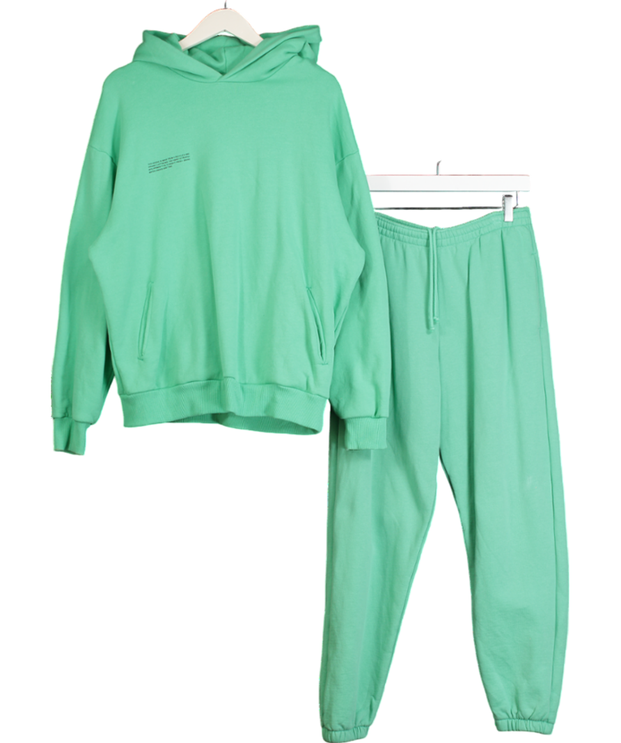 PANGAIA Green Organic Cotton Logo 2-piece Tracksuit UK M
