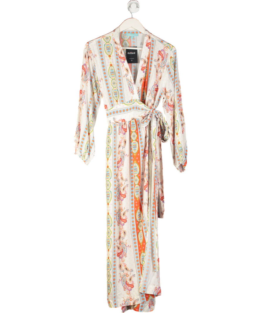 Melissa Odabash Multicoloured Paisley Wrap Midi Dress UK S