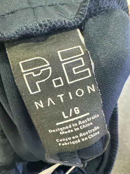 P.E Nation Navy Blue Track Pants UK L