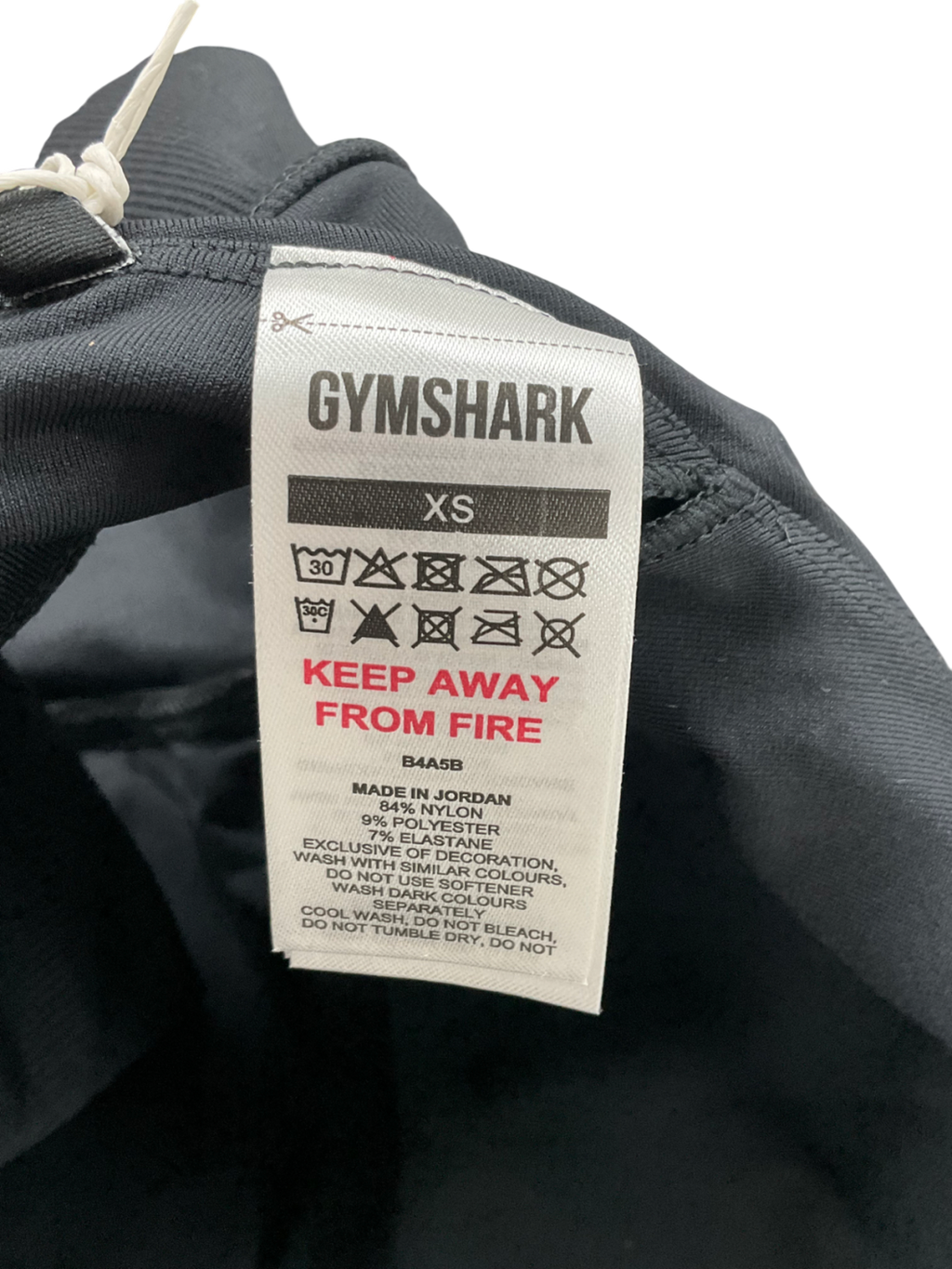 gymshark Black Sweat Seamless Longline Sports Bra UK XS