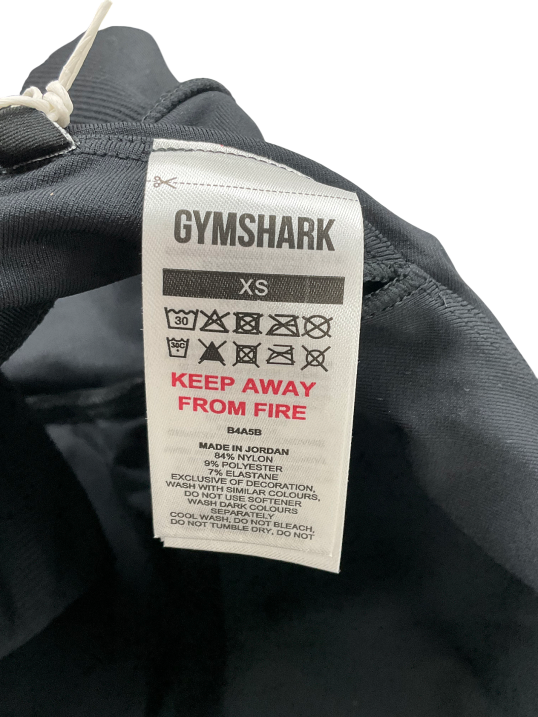 gymshark Black Sweat Seamless Longline Sports Bra UK XS