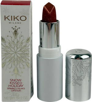 Kiko Snow-kissed Holiday Sparkly Peaks Lipstick 02 Merry Mauve 3.5g