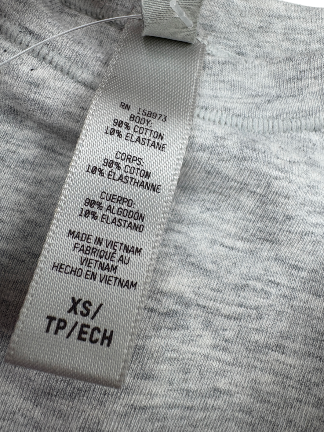 SKIMS Grey Stretch Jersey T-shirt UK XS