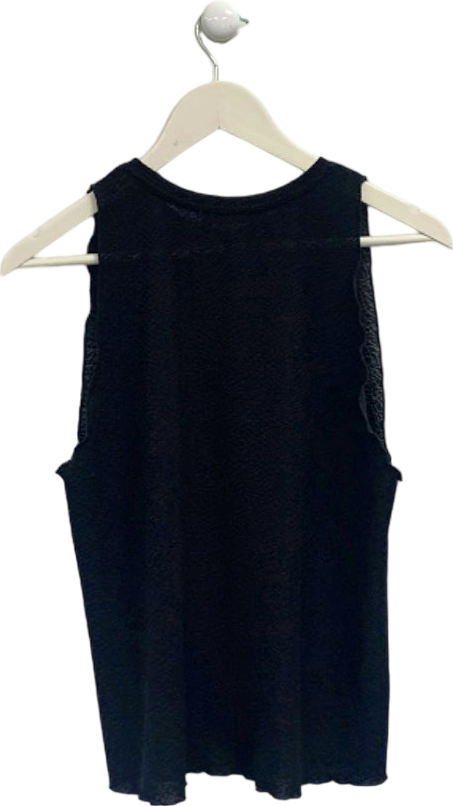 Zara Black Basic Sleeveless Top M