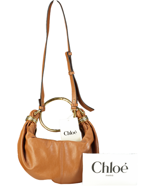 Chloé Brown Small Bracelet Hobo Bag