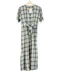 First Avenue Multicoloured Chequered Dress UK 8