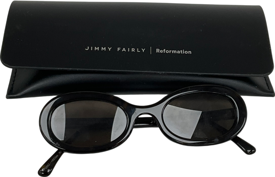 jimmy fairly Black The Coline Sunglasses in case