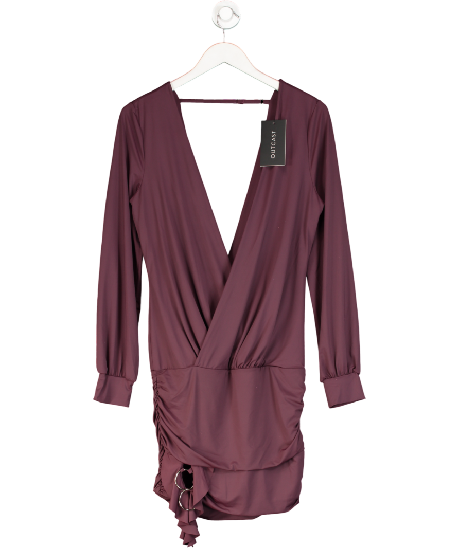 Outcast Purple Colet Mini Dress UK S