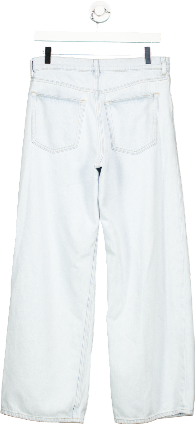 Tommy Jeans Light Blue Wide Leg Jeans UK 10