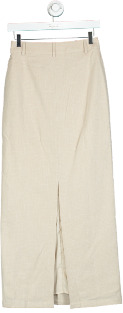 4th + Reckless Beige Marcallo Skirt UK 8