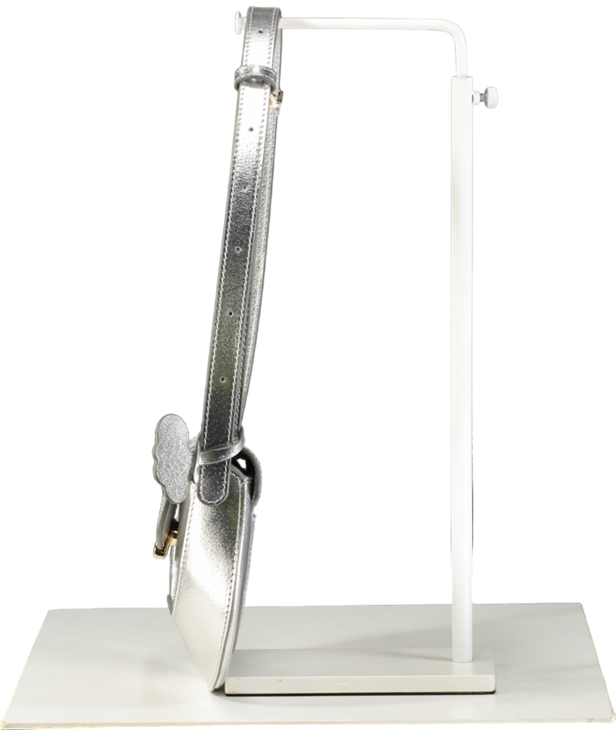 Oleada Metallic Silver Echo Leather  Bag