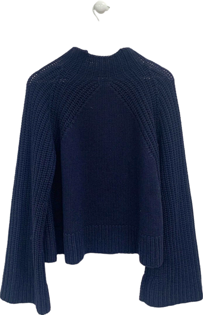 ME+EM Navy Chunky Knit Jumper M