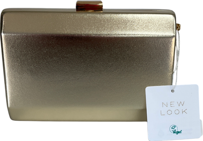 New Look Metallic Block Charles Clutch One Size