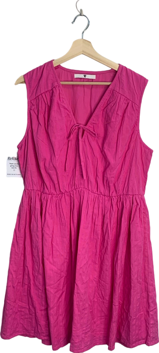 V by Very Pink Sleeveless Summer Dress UK 22