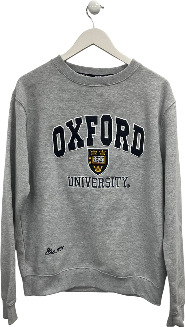 Grey Oxford University Sweater UK L