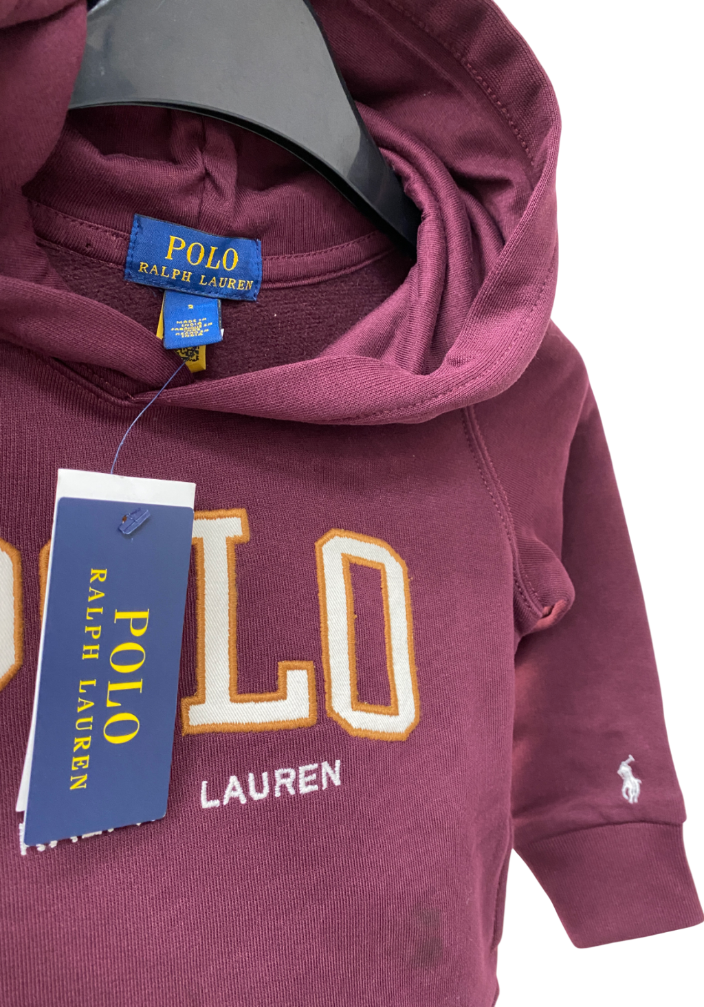 Polo Ralph Lauren Red Logo Hoodie 2 Years