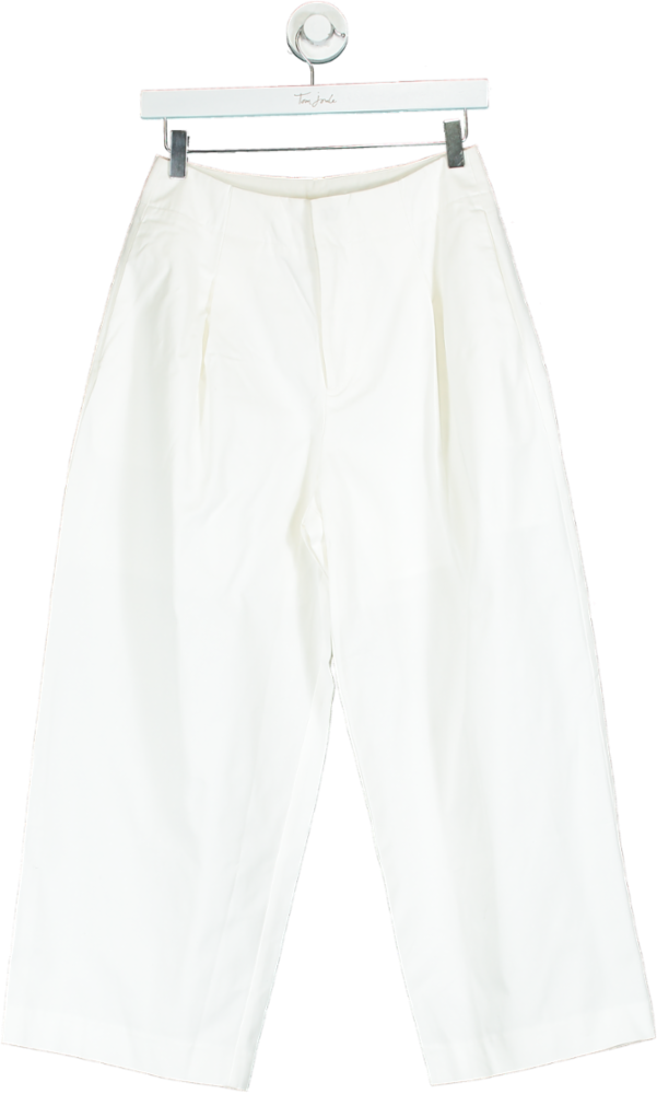 Other Store White Wide Leg Trousers UK M