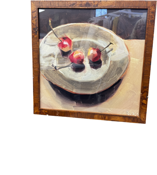 ARTFULLY WALLS Cherries Framed Print By Jenny Doh