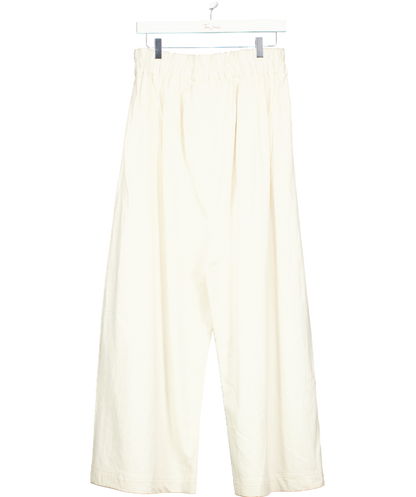 Free People Cream Cool Harbor Wide Leg Trousers UK S