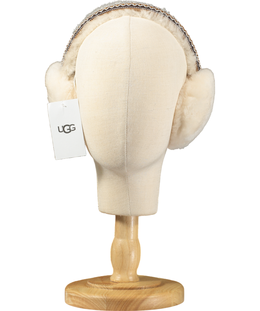 UGG Cream Tasman Sheepskin Earmuffs