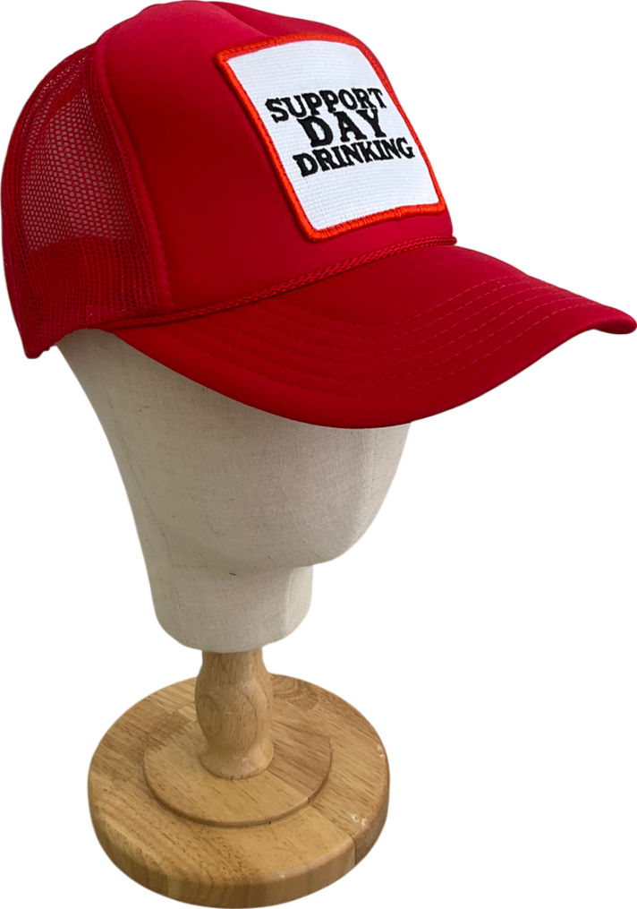 Friday Feelin Red Support Day Drinking Cap One Size