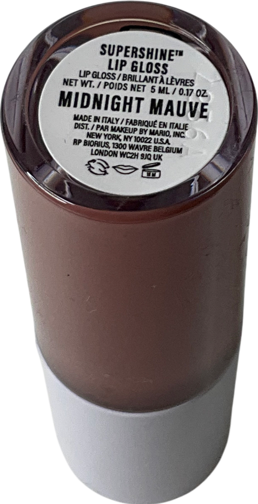 by mario Supershine Lip Gloss Midnight Mauve 5ml