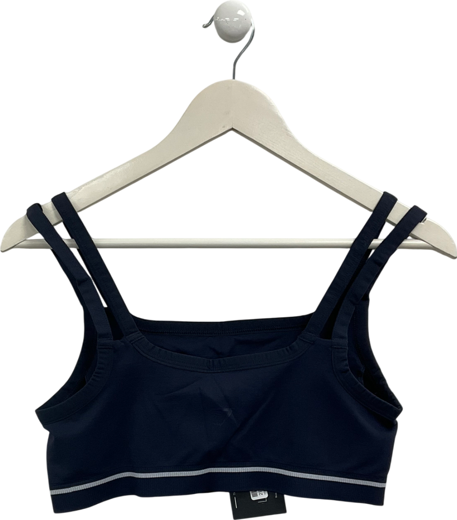 gymshark Blue Contrast Seamless Sports Bra UK XL