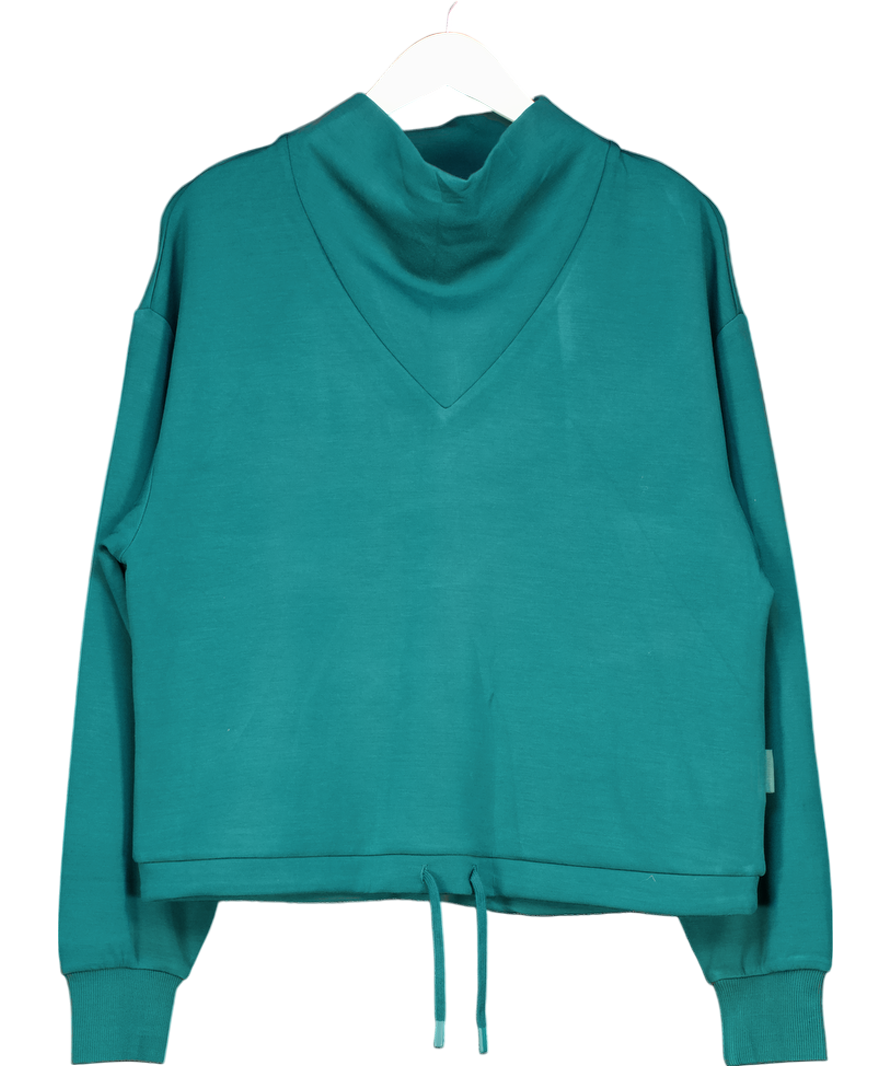 Varley Green Conifer Doublesoft Betsy Sweat Top UK S