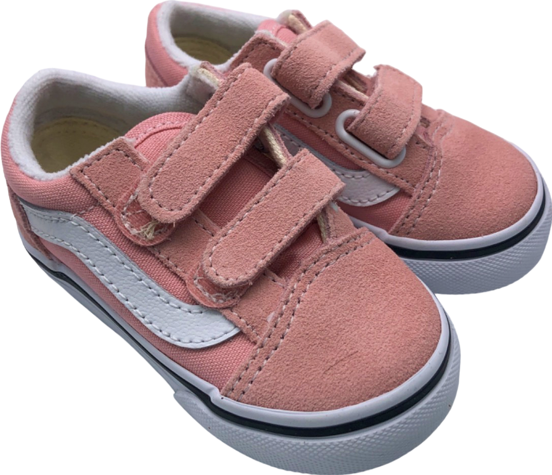 Vans Pink Toddler Shoes UK 4