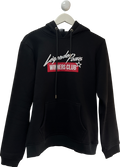 Legende paris Black Winners Club Logo Printed Hoodie UK L