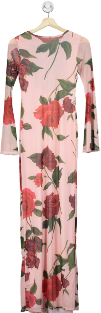 ASOS Pink Floral Maxi Dress XS