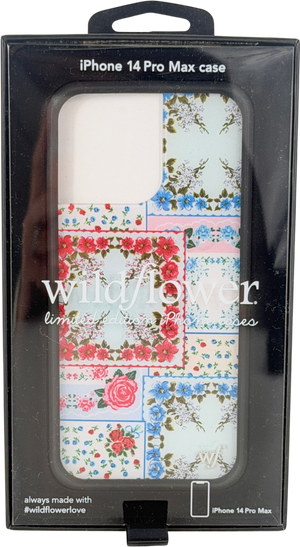 Wildflower Multicoloured Iphone 14 Pro Max Case Sweetheart Patchwork One Size