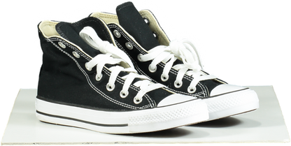 Converse Black Chuck Taylor All Star High-Top Trainers UK 4