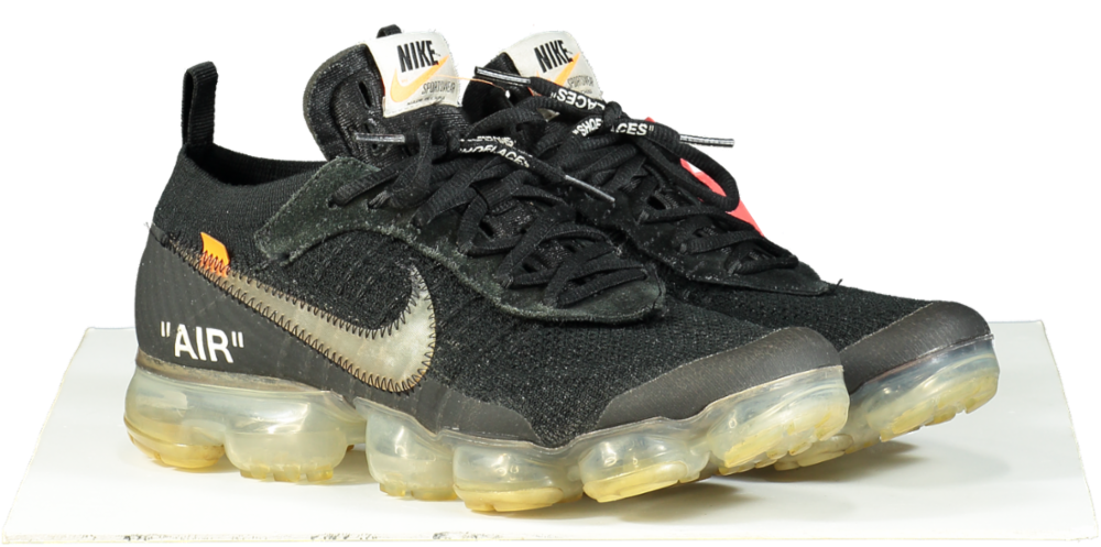 Nike Black Off White Air Vapormax UK 7