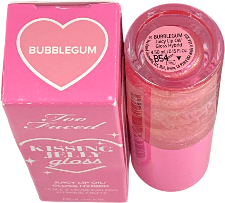 Too Faced Kissing Jelly Lip Oil Gloss Bubblegum 4.5ml