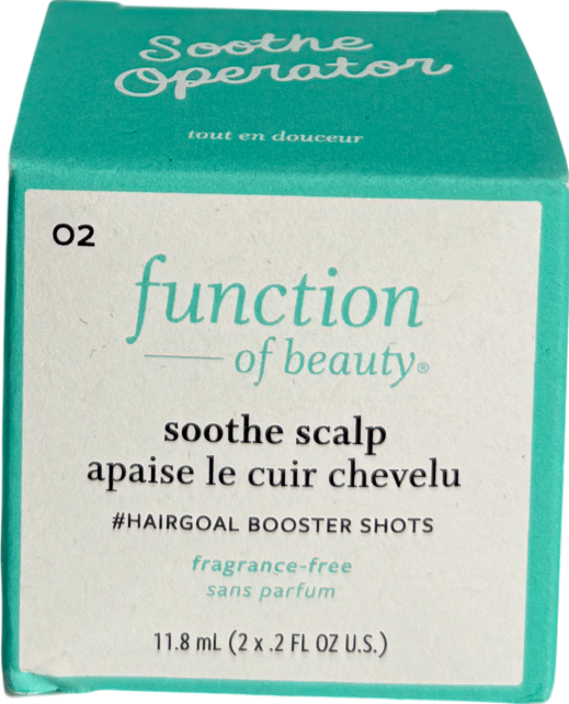 Function Of Beauty Soothe Scalp Hair Goal Add In Booster Treatment 11.8ml x 2