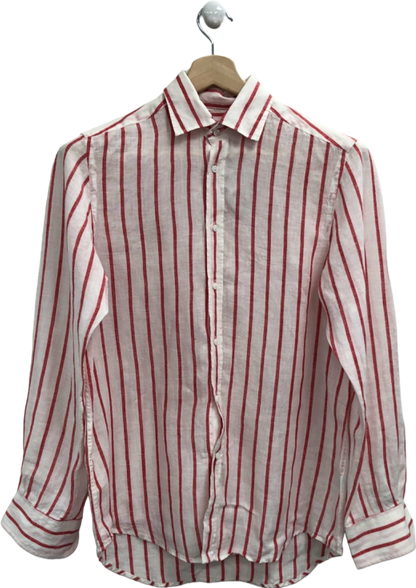 WNU Red Striped Linen Shirt UK 10